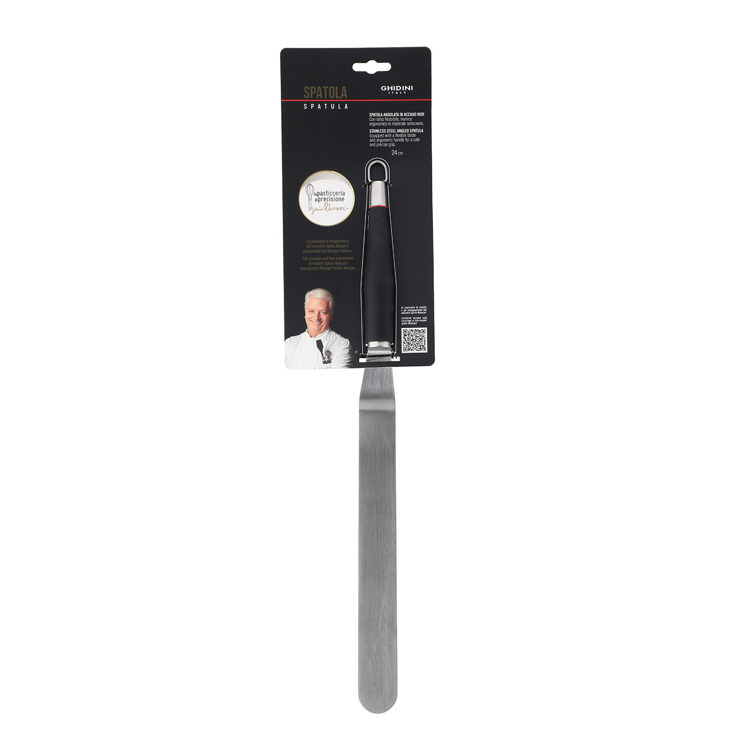 Espatula Angular de Resposteria Acero Inox Massari