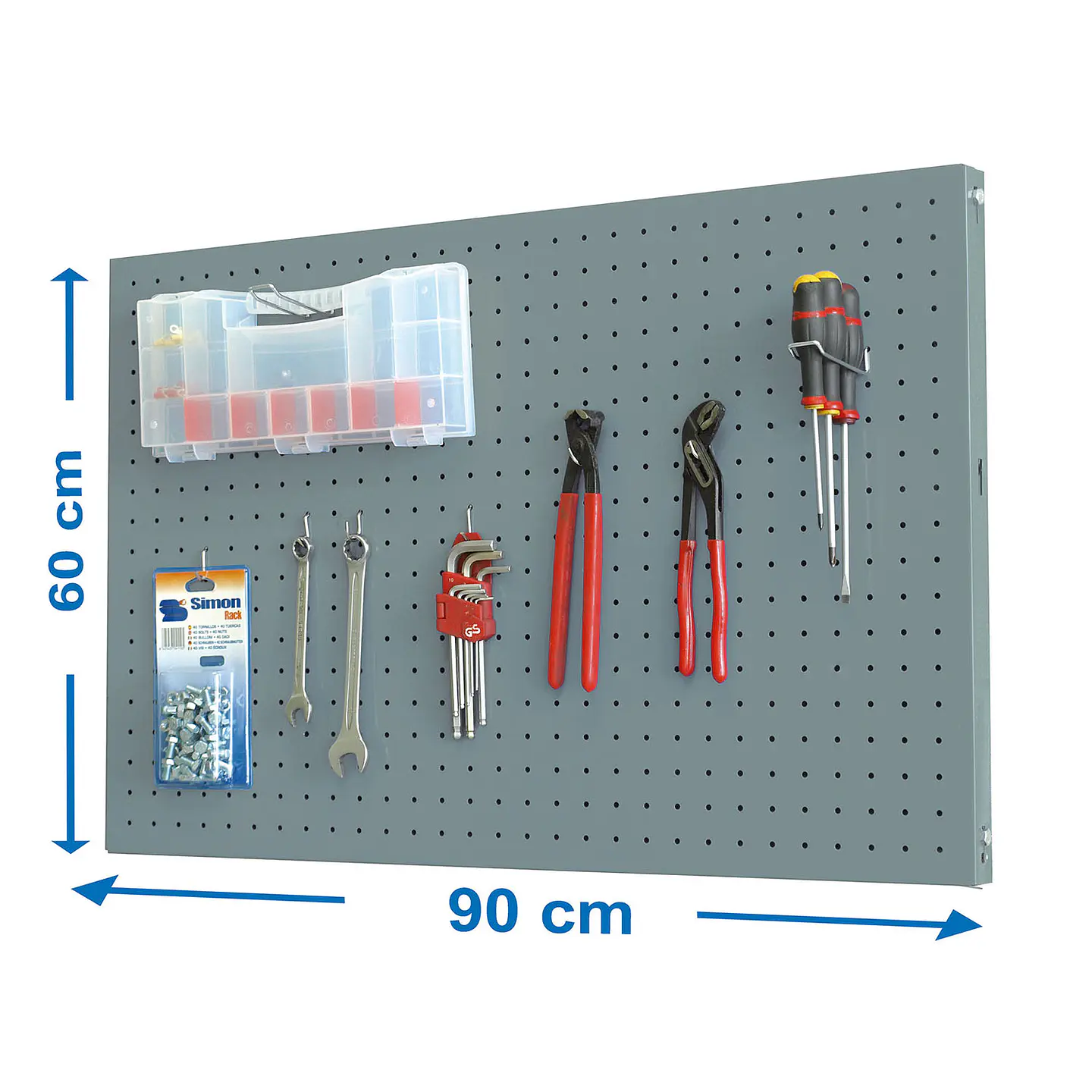 Panelclick 900x600 Gris + 8 Hook 2
