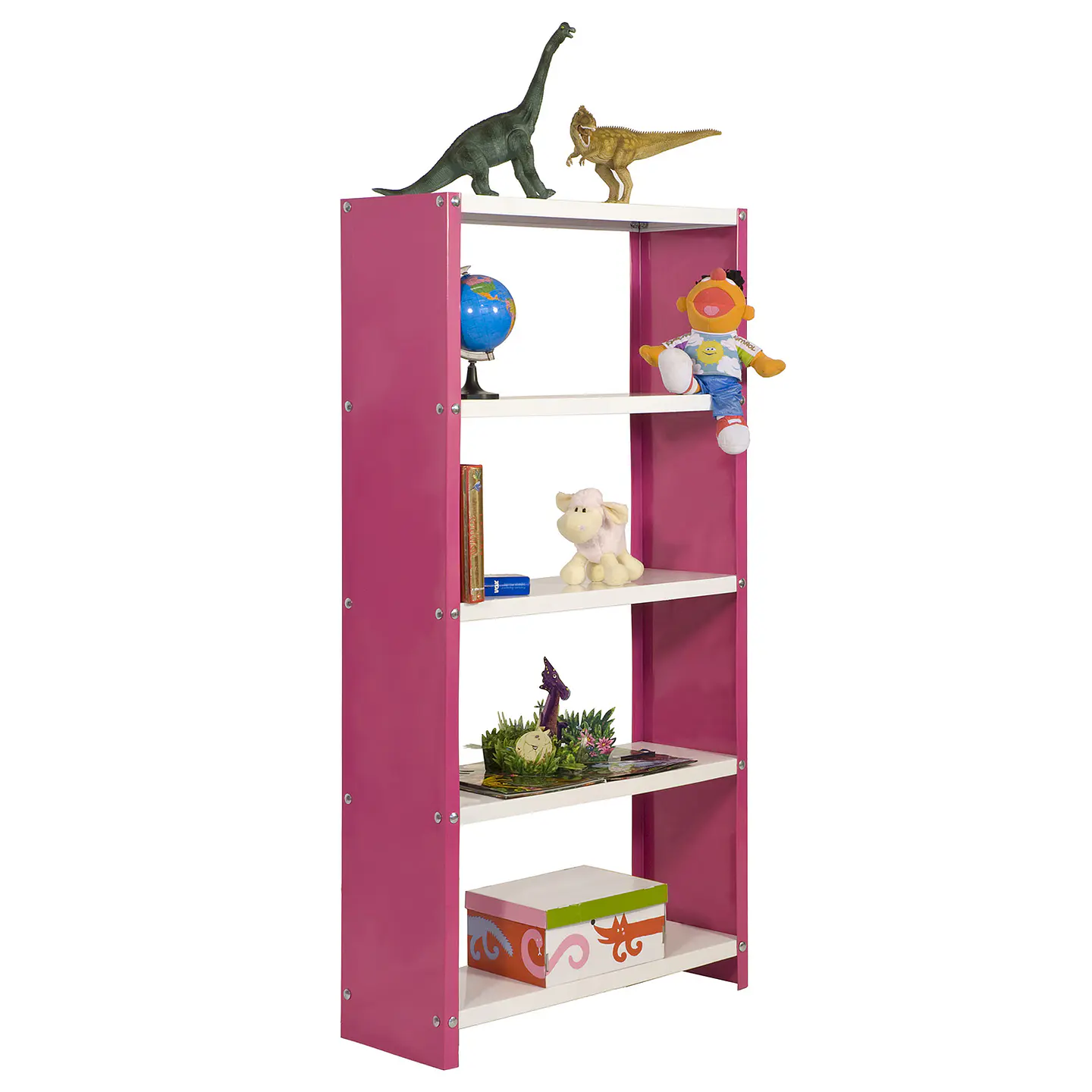 Estantería Habitat Plus 5/300 Rosa/Blanco 3