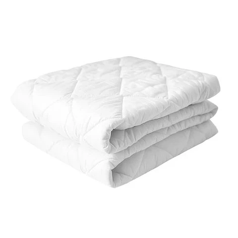Cubre Colchón King Algodón Egipcio 300 Hilos Liso Blanco
