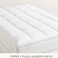 Topper King Algodón Egipcio 300 Hilos Liso Blanco - Miniatura 2