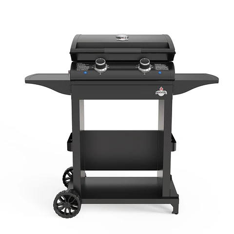 Parrilla Exterior Eléctrica E2B Boston Black con Carro