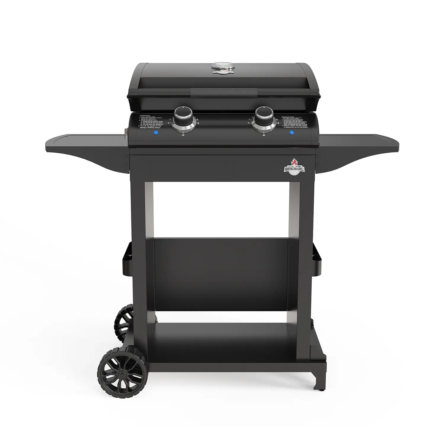 Parrilla Exterior Eléctrica E2B Boston Black con Carro 1