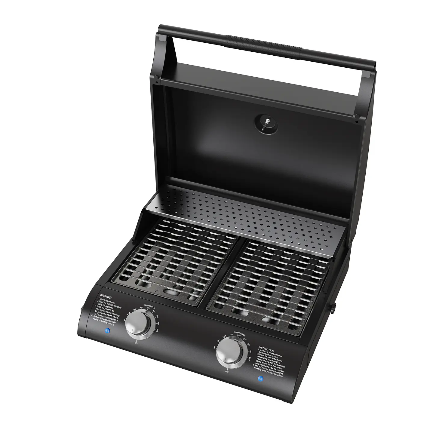 Parrilla Exterior Eléctrica Boston E2B Black 4