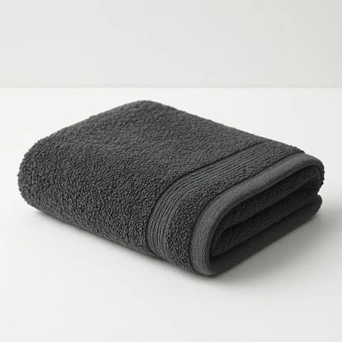 Toalla de Mano 400 Gramos Algodón Egipcio Gris Pizarra
