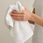 Toalla de Mano 400 Gramos Algodón Egipcio Blanca - Miniatura 2