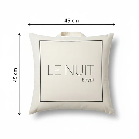 Almohadas 350 Gr Microfibra Tela 300 Hilos Algodón Egipcio 45x45 cm Blanco