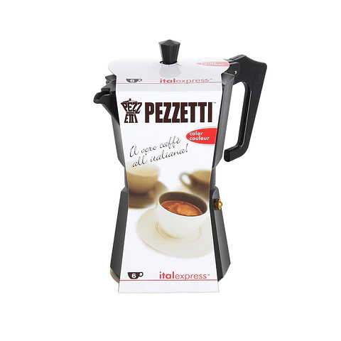 Cafetera  Italexpress 6 Tazas Negra