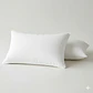 Set 2 Almohadas 1000 Gr Microfibra Tela 300 Hilos Algodón Egipcio 50x70 cm Blanco - Miniatura 1
