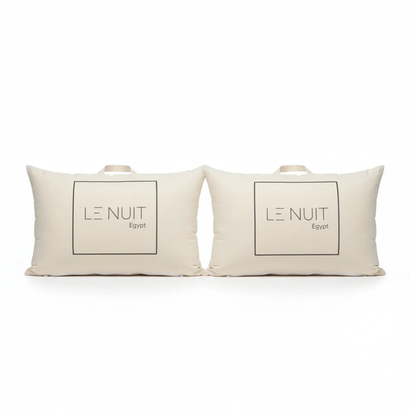 Set 2 Almohadas 1000 Gr Microfibra Tela 300 Hilos Algodón Egipcio 50x70 cm Blanco 5