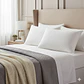 Set 2 Almohadas 1000 Gr Microfibra Tela 300 Hilos Algodón Egipcio 50x70 cm Blanco - Miniatura 6