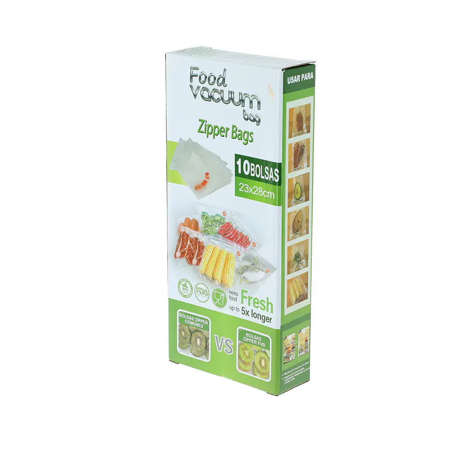 Pack 10 Bolsas al Vacío para Alimentos FVB 23x28 cm 1