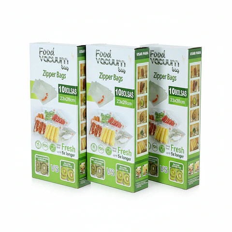 Pack Ahorro 30 Bolsas Food Vacuum Bag 23x28 cm