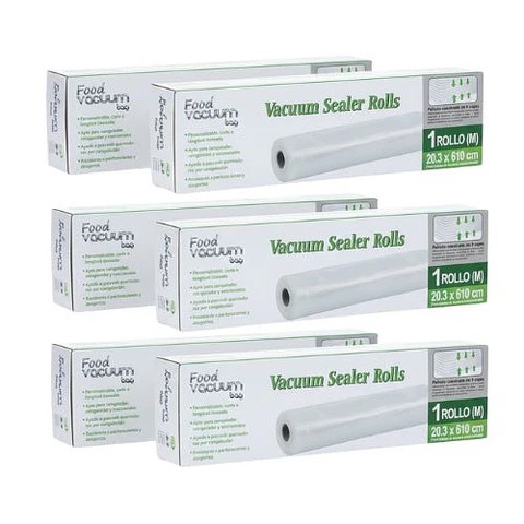 Pack Ahorro 6 Rollos Food Vacuum Bag