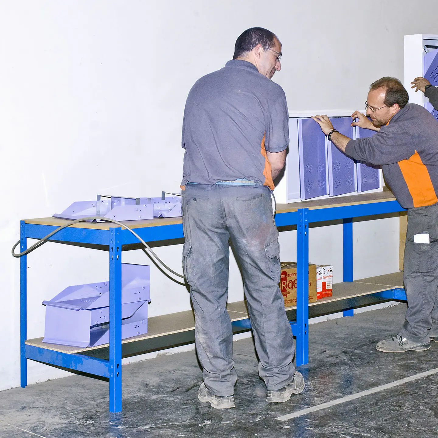 Banco Simonwork BT0 1200x750 Azul/Madera 4