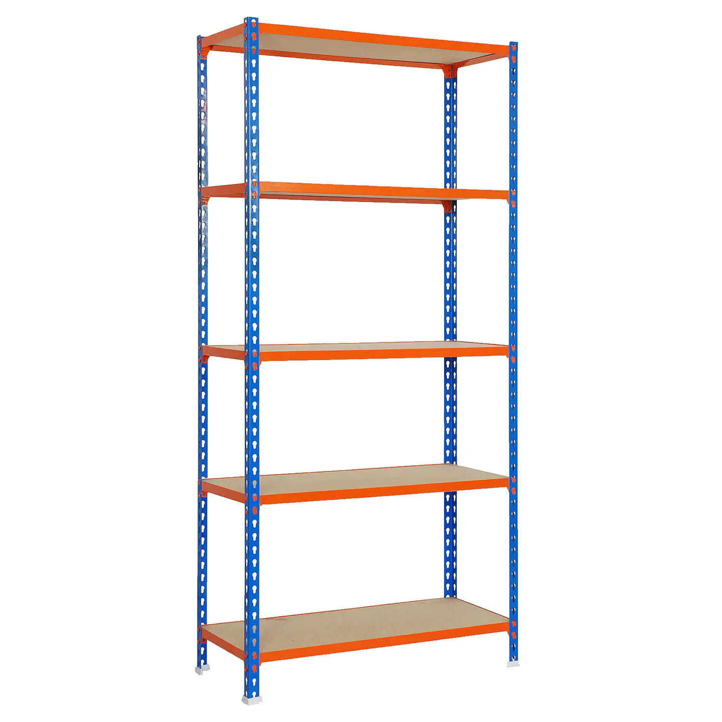 Estanteria Maderclick SuperPlus 5/400 Azul/Naranja/Madera 2
