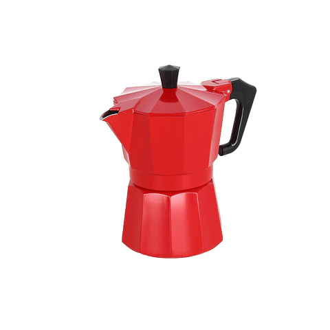 Cafetera Italexpress 3 Tazas Roja