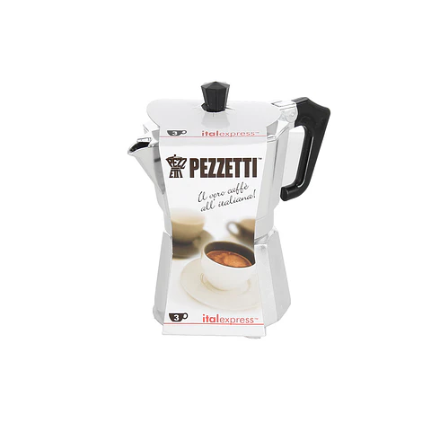 Cafetera Italexpress  3 Tazas Plateada
