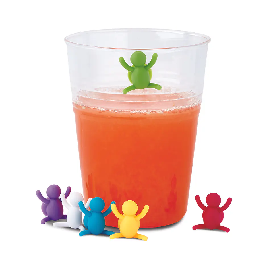 Set 6 Marcadores Silicona para Vasos 1