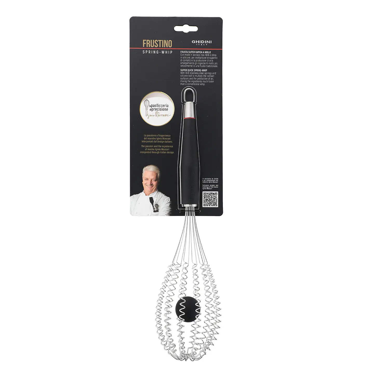 Batidor Manual Acero Inox Massari 1