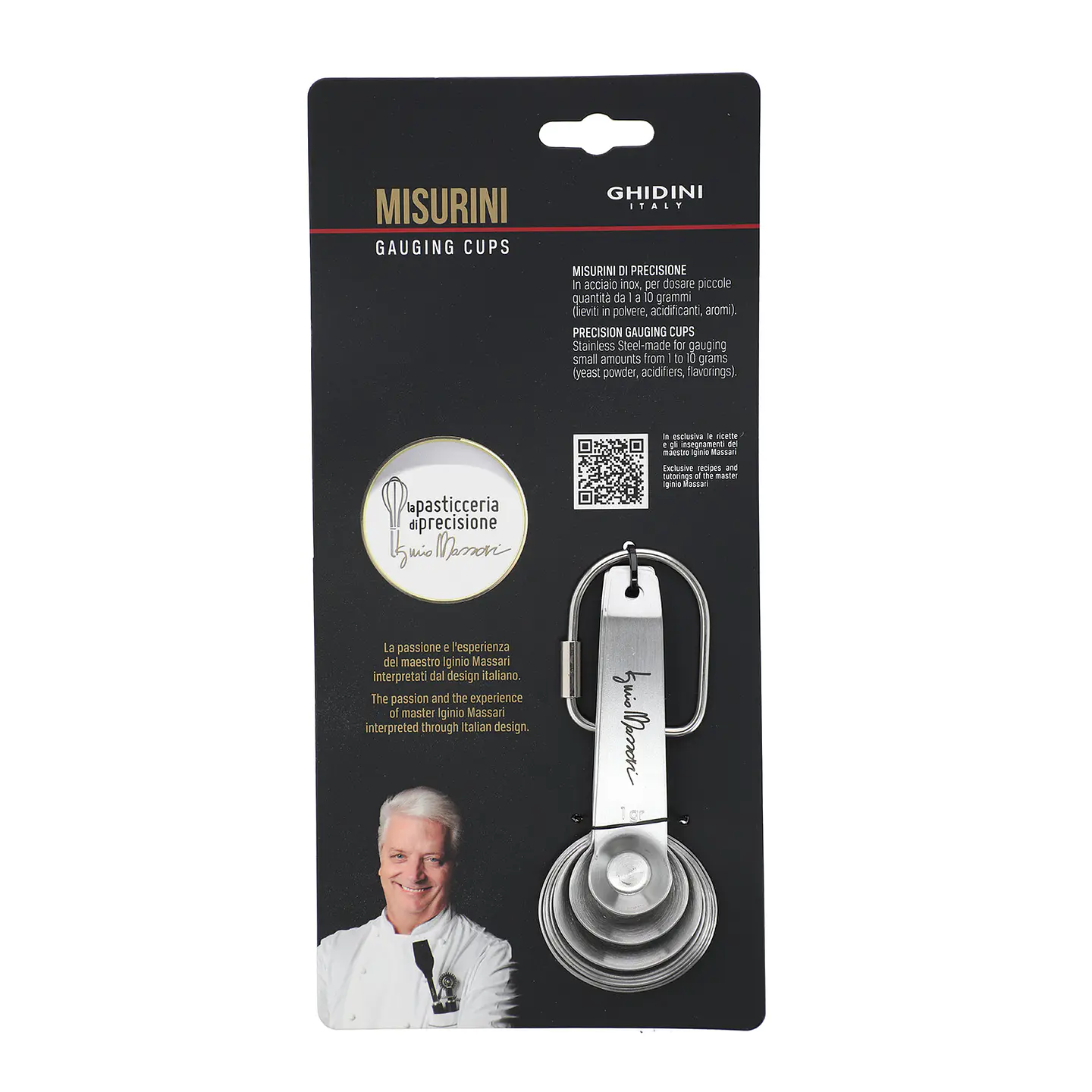 Cucharas de Medicion acero inox Massari 1