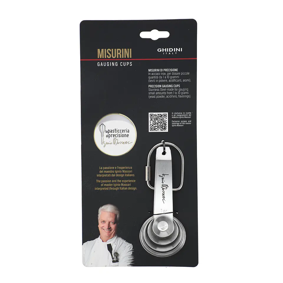 Cucharas de Medicion acero inox Massari 1