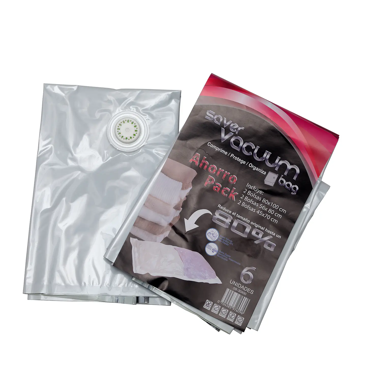 Pack 6 Bolsas Ahorra Espacio SVB 2