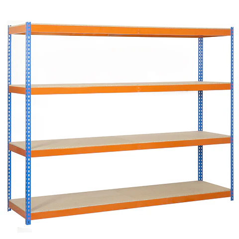 Estantería Ecoforte 1506-4 Chipboard Azul/Naranja