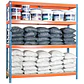 Estantería Ecoforte 1506-4 Chipboard Azul/Naranja - Miniatura 4