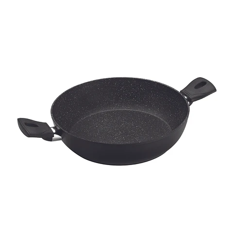 Wok 2 Asas 28cm Negro Antihaderente Daily