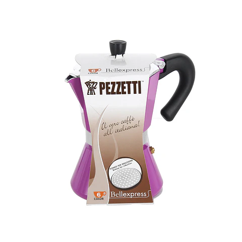 Cafetera Bellexpress 6 Tazas Morada