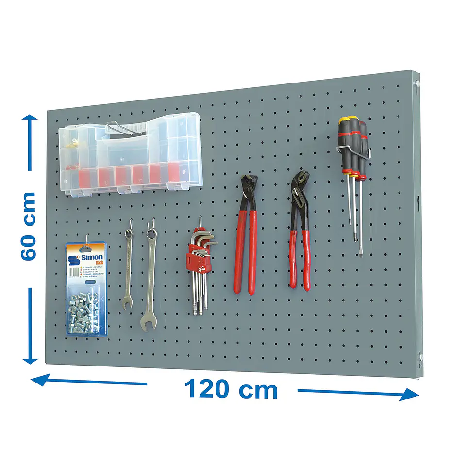 Panelclick 1200x600 Gris + 8 Hook 3
