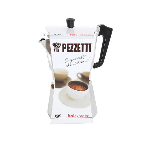 Cafetera Italexpress 6 Tazas Plateada