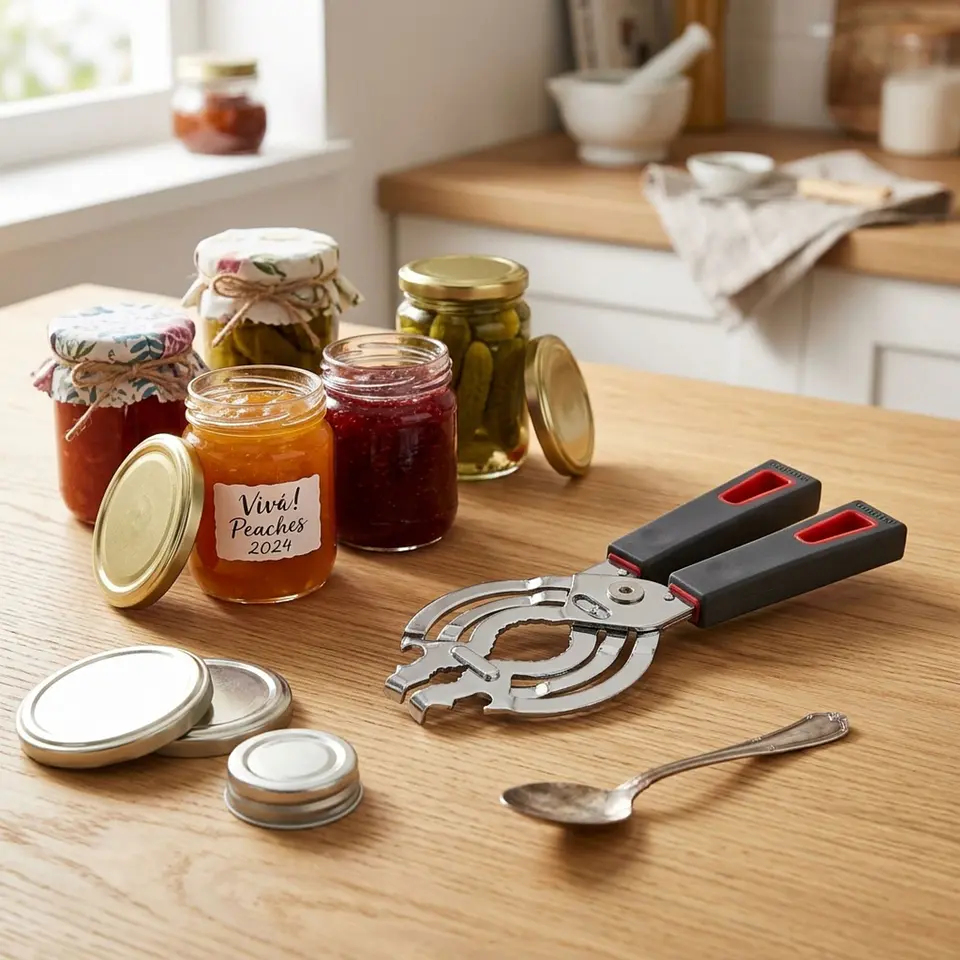 Abridor de tarros  acero inox Viva 4