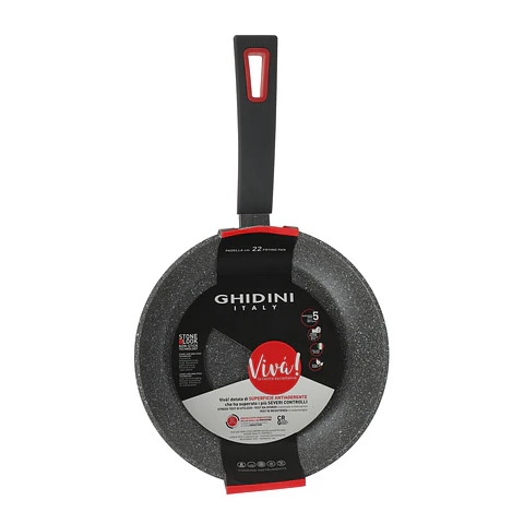 Sartén  22cm Negro Antiahederente Viva GHIDINI