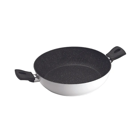 Wok 2 Asas 28cm Blanco Antihaderente Daily