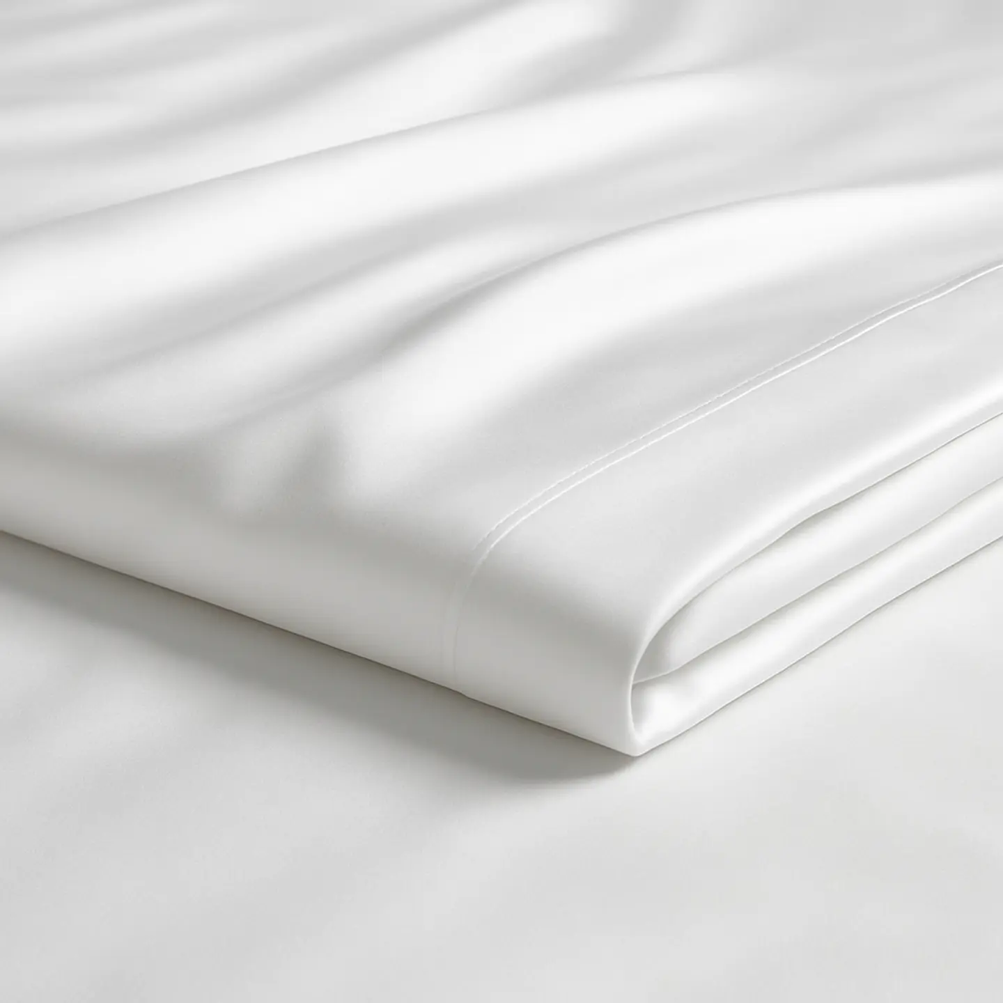 Sábanas 1 Plaza Algodón Giza Percale Egipcio 300 Hilos  Liso Blanco 3