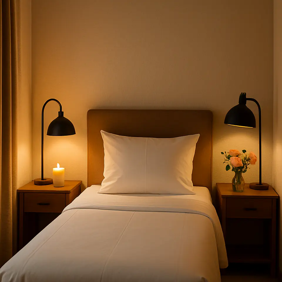 Sábanas 1 Plaza Algodón Giza Percale Egipcio 300 Hilos  Liso Blanco 5