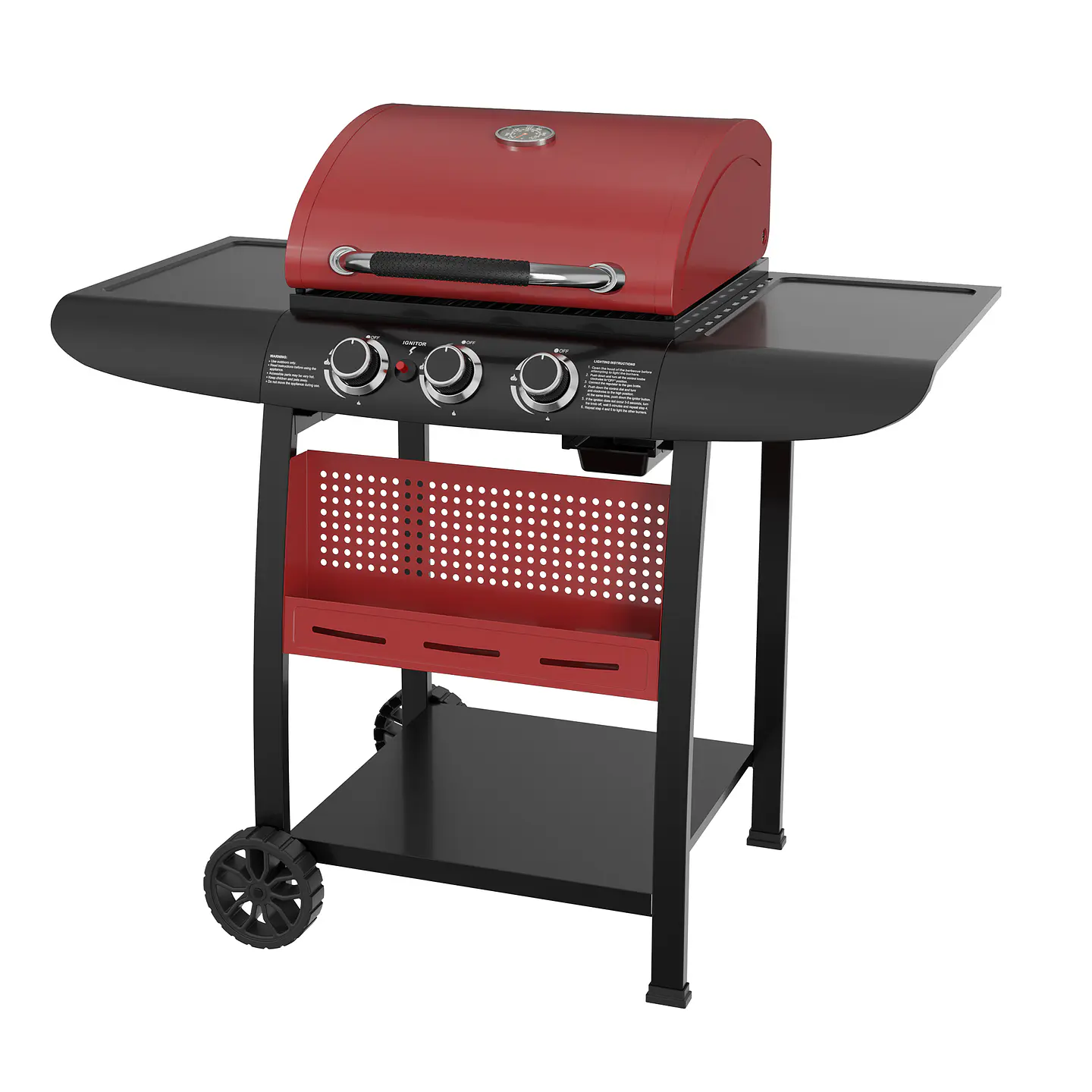 Parrilla a Gas Kansas 3B Red 5