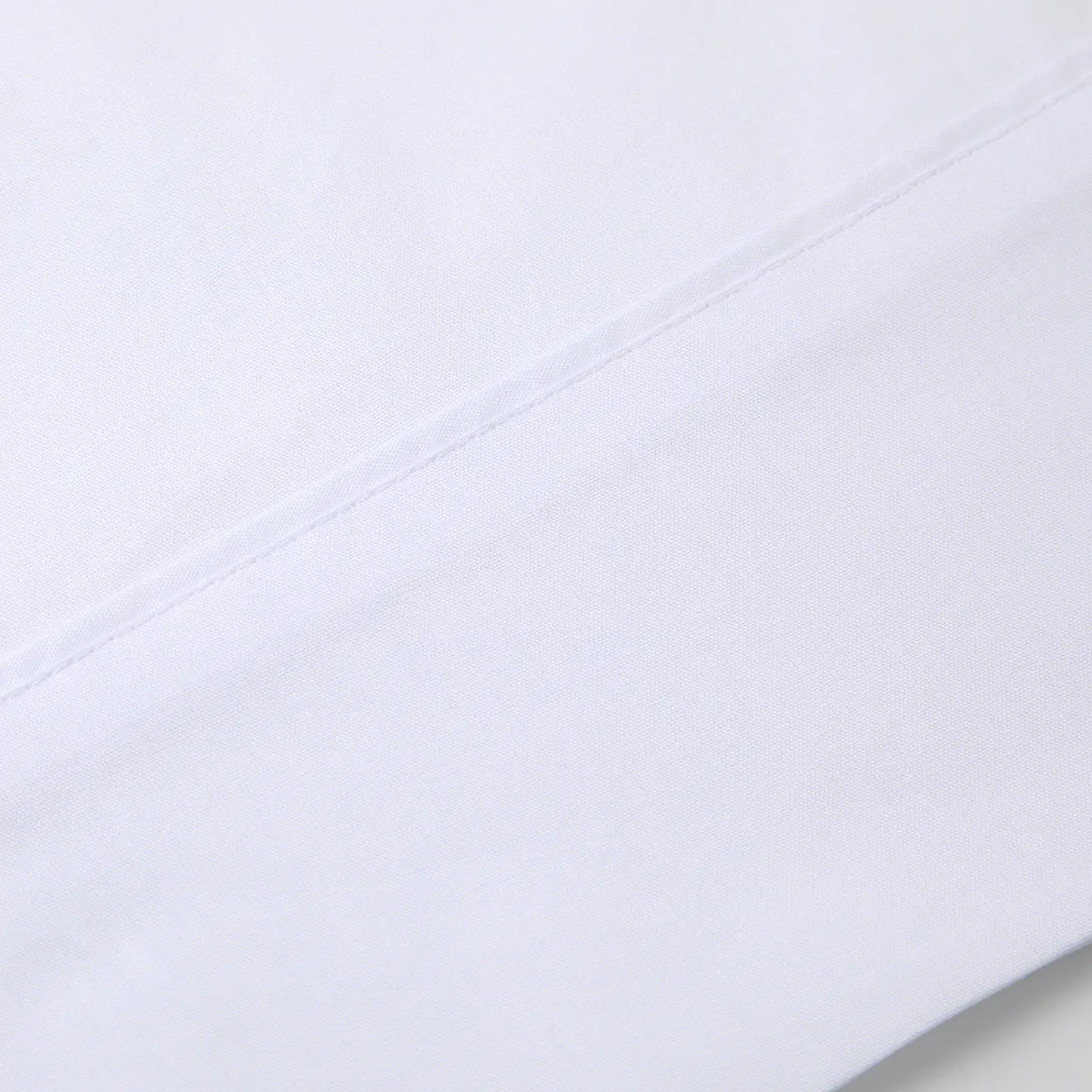 Sábanas 150 Hilos  Algodón Peruano  Percale Liso Blanco 2 Plazas 6