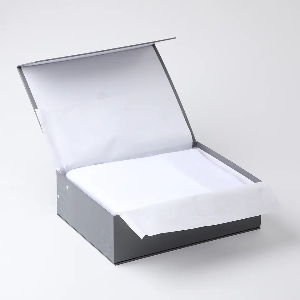 Sábanas 600 Hilos Algodón Pima Peruano Sateen Liso Blanco 2 Pl 3