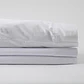 Sábanas 600 Hilos Algodón Pima Peruano Sateen Liso Blanco 2 Pl - Miniatura 5