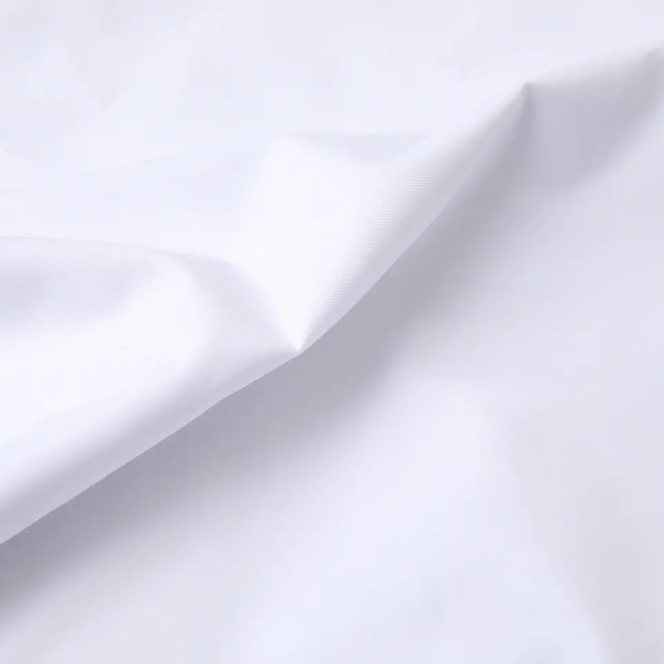 Sábanas 2 Plazas Algodón Pima Peruano 300 Hilos Percale Liso Blanco 8