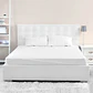 2 Sábanas 300 Hilos Algodón Pima Peruano Percale Liso Blanco 2 Pl - Miniatura 8