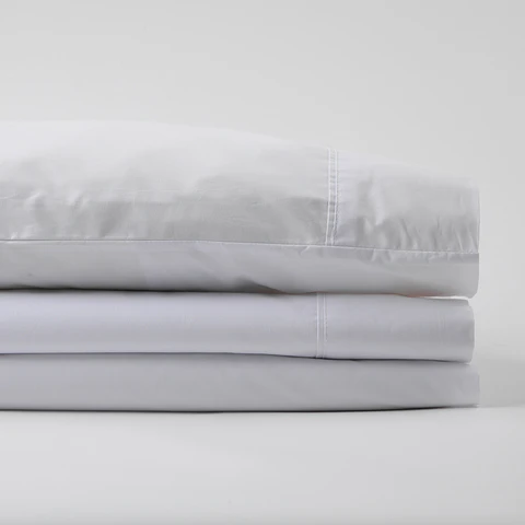 Sábanas King 300 Hilos Algodón Pima Peruano Percale Liso Bco