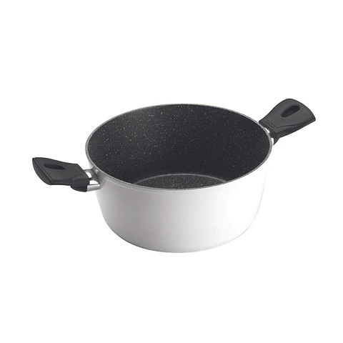 Olla 2 Asas Blanco Antiadherente 22cm Daily