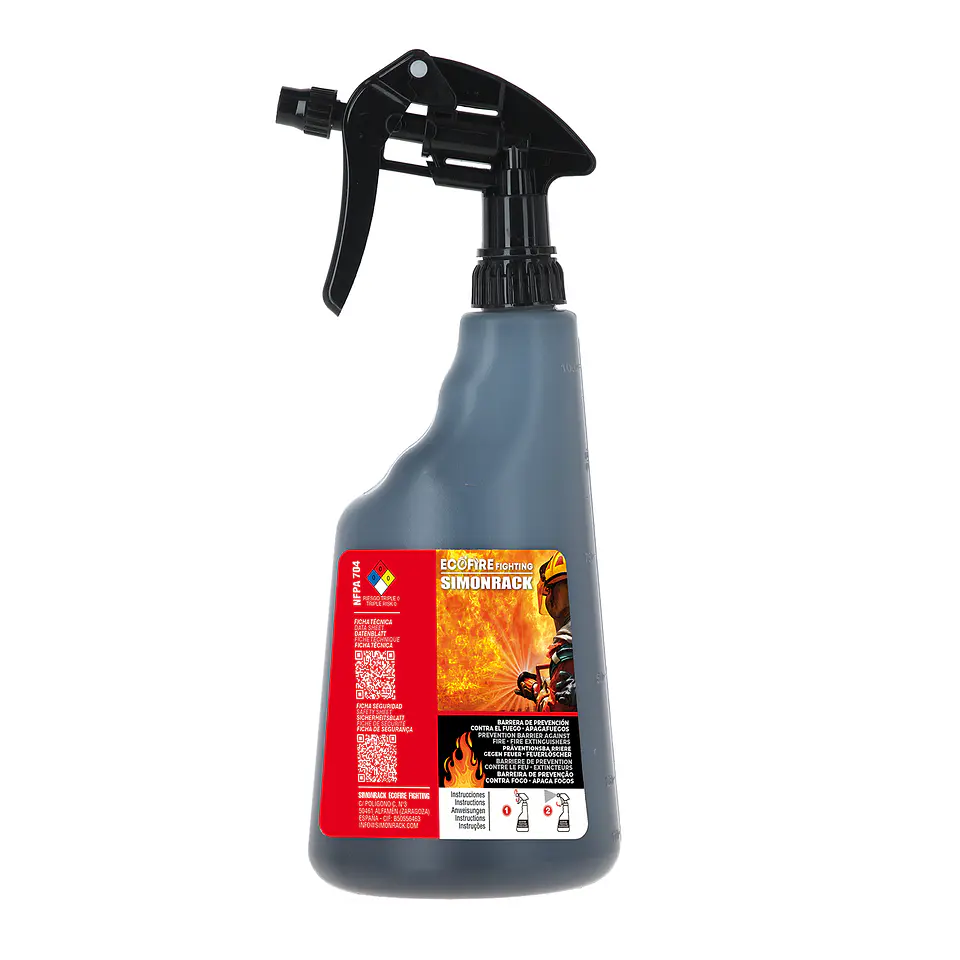 Extintor de Fuego ECOFIRE Fighting Home Botella Spray  1 Lt 3
