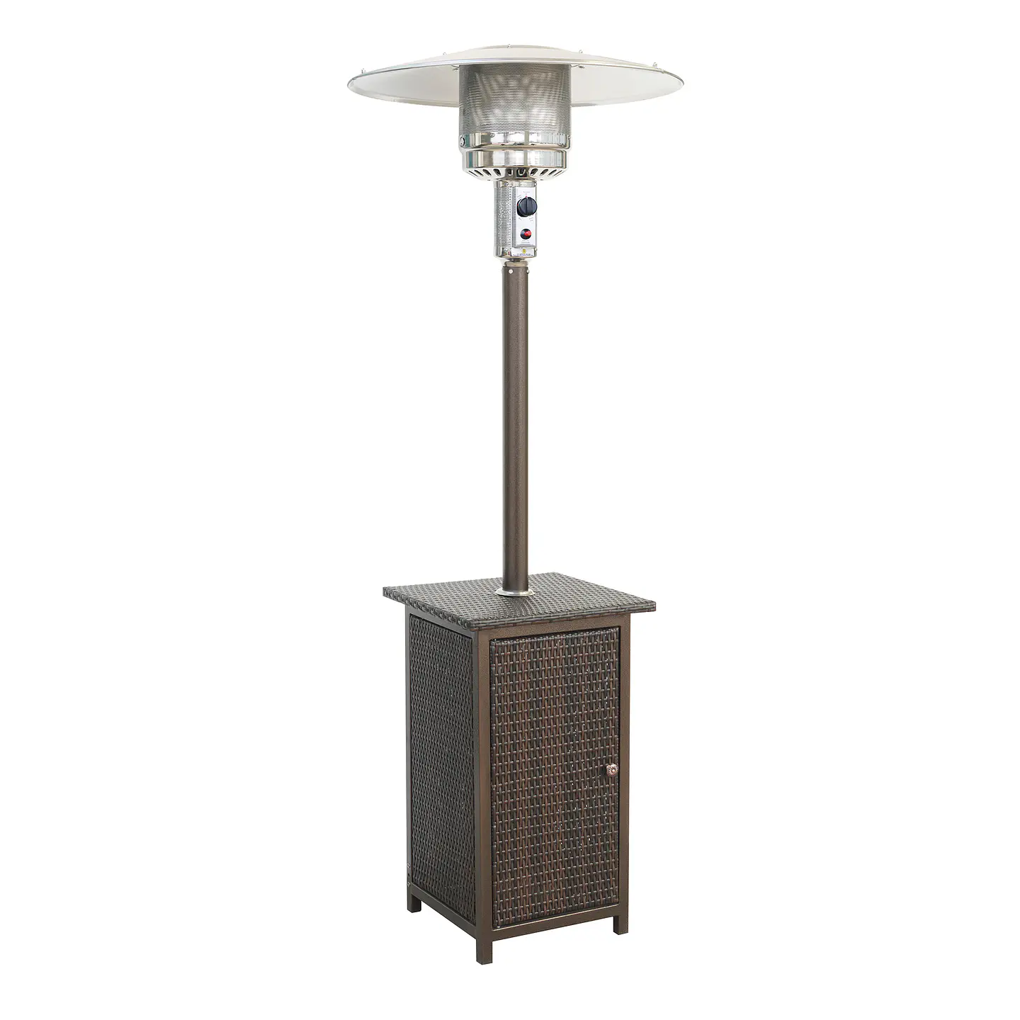 Estufa a Gas Exterior Terraza SETAX Rattan Terraza Patio Jardín 4