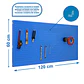 Panel Perforado PanelClik 1200x600 Azul  + 8 Ganchos - Miniatura 2