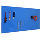 Panel Perforado PanelClik 1200x600 Azul  + 8 Ganchos - Miniatura 3